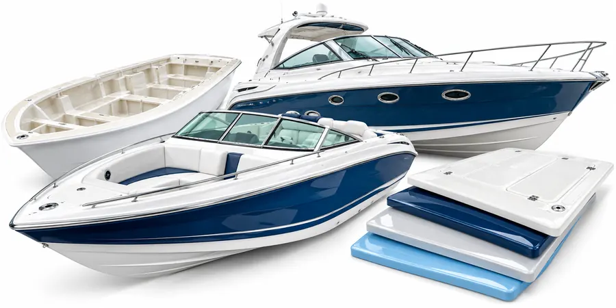 Boats — FRP application for polyester gelcoat